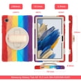 thumbnail image 2 of For Samsung Galaxy Tab A8 Case 10.5 inch SM-X200/X205/X207, 360 Hand Strap, Shoulder Strap, Kickstand, Rugged Drop Protection, Colourful Red, 2 of 6