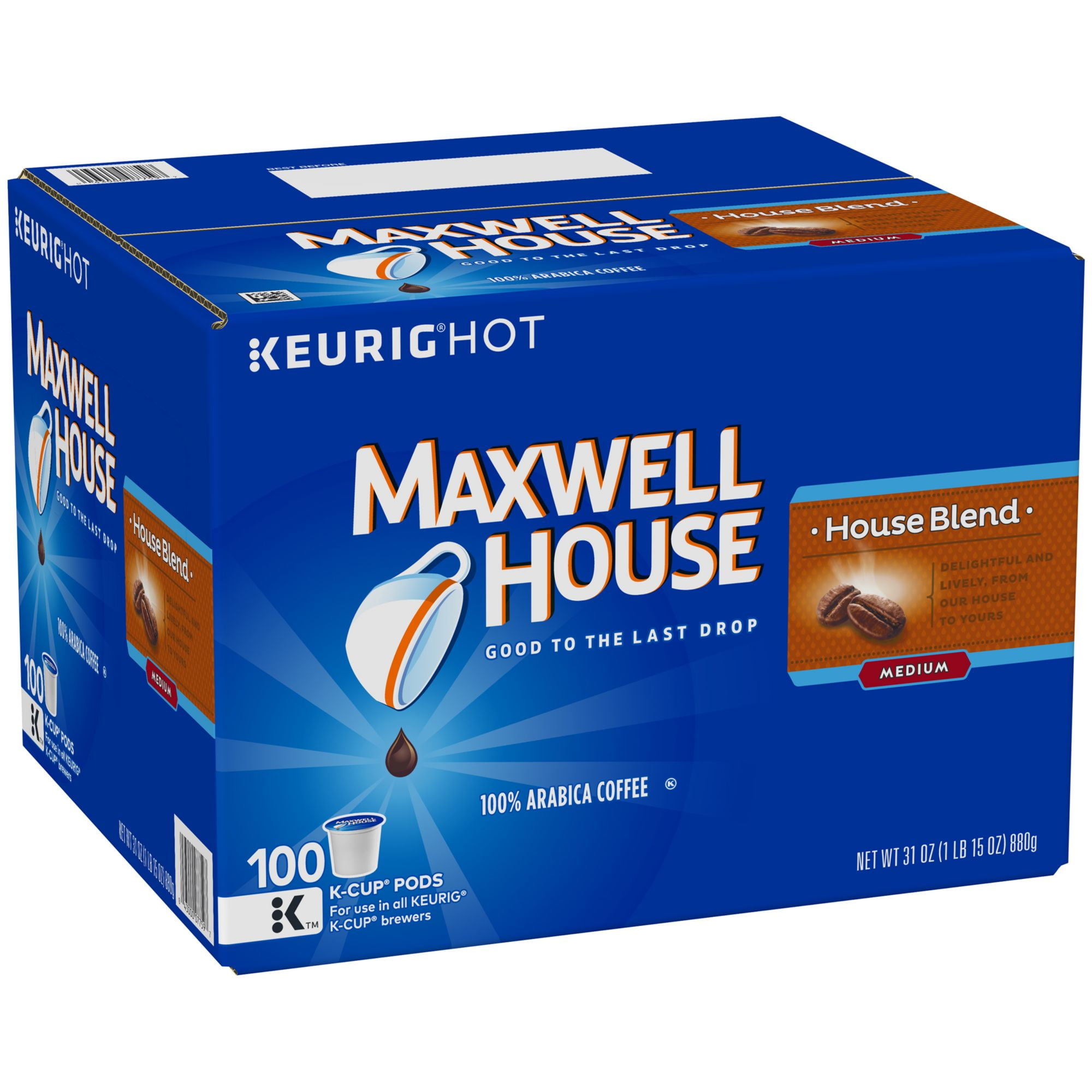 Maxwell House House Blend K Cup Packs 