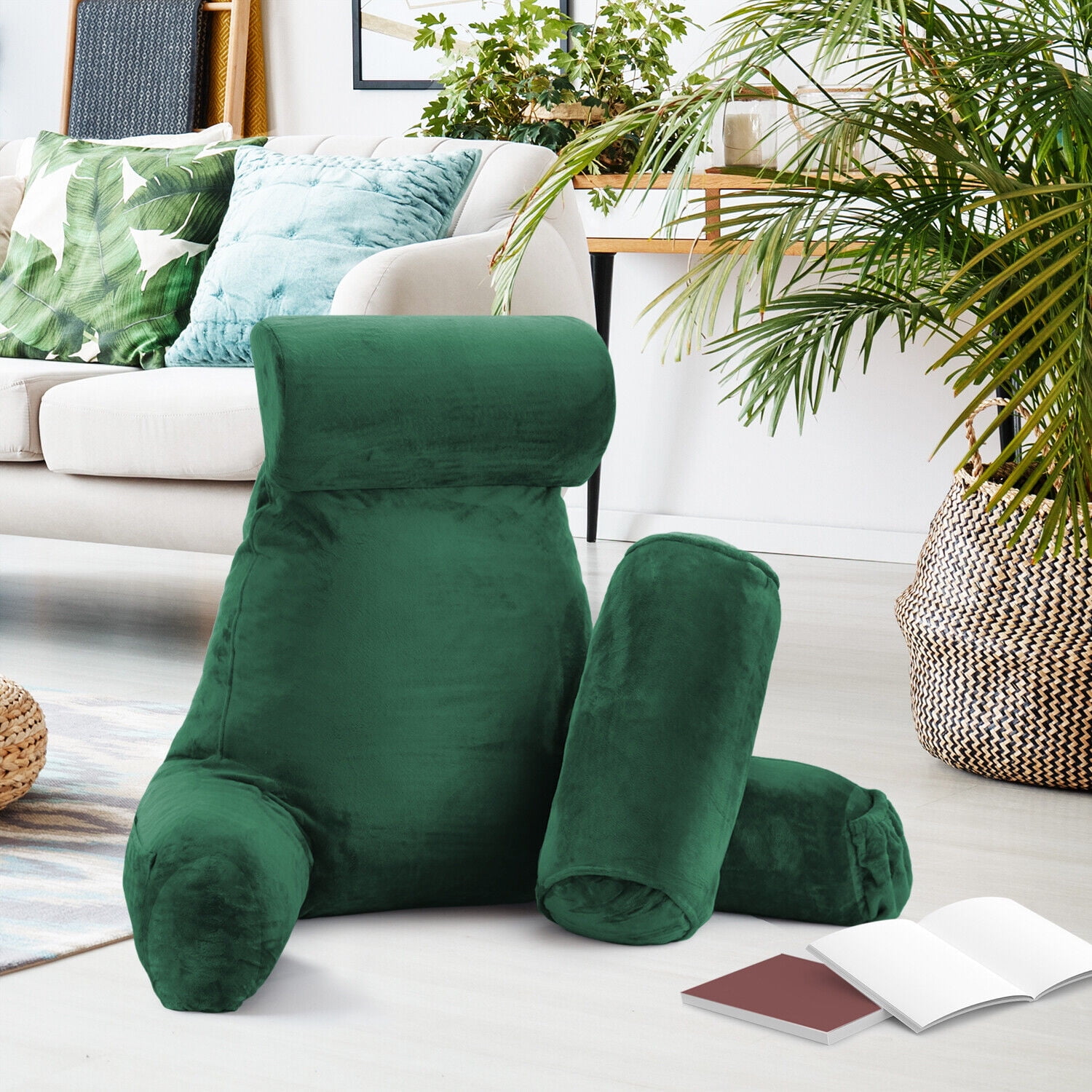 Bed sitting top pillow walmart