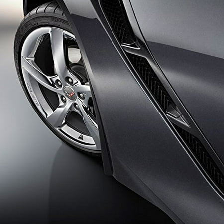 - Corvette C7 Stingray OEM GM Front Fender Molded Splash Guards Black