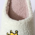 thumbnail image 5 of Oyedens Halloween Slippers for Women Men Fuzzy Winter Holiday Slippers House Bedroom Slippers Indoor Outdoor, 5 of 7