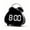 black, variant on Twin Bell Alarm Clock, Cute Triangle Digital Alarm Clock, Bedside Loud Alarm Clocks for Heavy Sleepers Adults, Silent Desk Clock Battery Operated, Small Table Clock for Bedroom Living Room