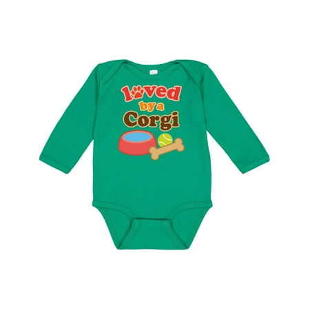 

Inktastic Corgi Dog Lover Gift Gift Baby Boy or Baby Girl Long Sleeve Bodysuit