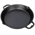 thumbnail image 5 of Pre-Seasoned Cast Iron Skillet, Cast Iron Pan,Dual Assist Handles,Use for Grill, Stovetop, Induction, Oven Safe Cookwa 17inch, 5 of 9