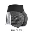 thumbnail image 2 of Qarigey Pantalones cortos deportivos huecos para mujer, cintura alta, melocotón, cadera, Sexy, Push Up, Fitness, entrenamiento, parte Type2 NO2, 2 of 6