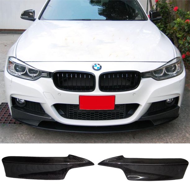 Fits 12 18 Bmw F30 F31 M Tech M Sport Dp Style Front Bumper Lip 2pc Cf Walmart Com Walmart Com