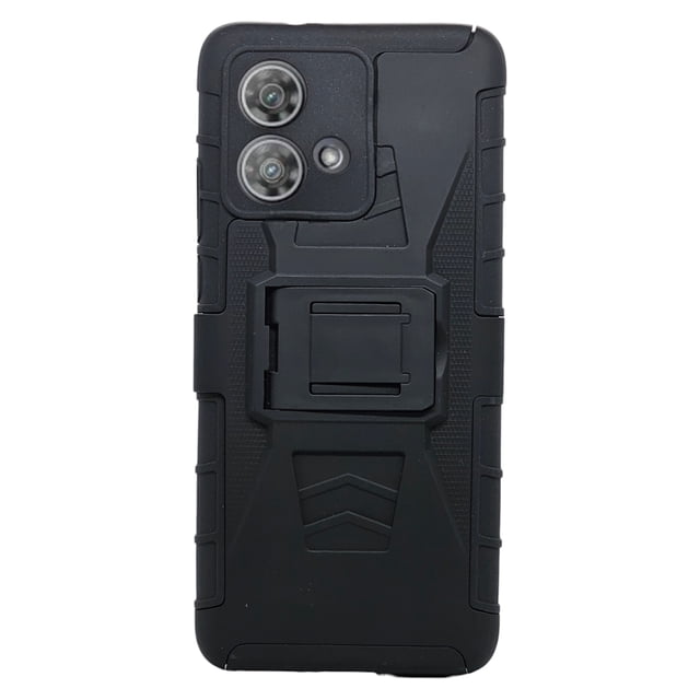 Funda Uso Rudo Clip 360 Para Motorola Edge 40 Neo Más 2 Micas De Cristal