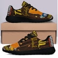 thumbnail image 3 of Louisiana Fall Thankful Grateful and Blessed Shoes Sneakers Black Size 9, 3 of 7