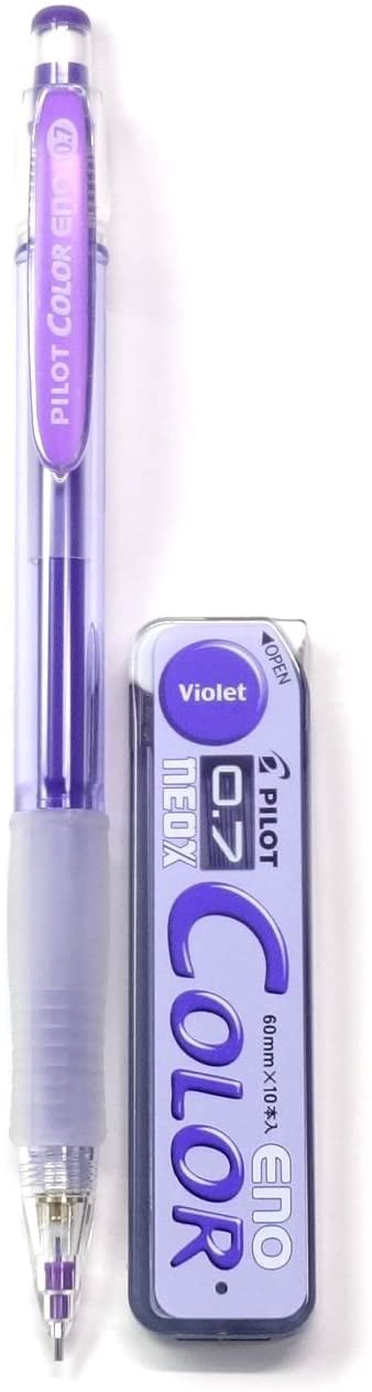 pilot color eno 0.7mm mechanical pencil 1 violet 