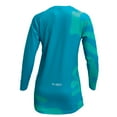 thumbnail image 4 of Thor 2023 Womens Sector Disguise Offroad Motocross Jersey Pant Combo Teal/Aqua (X-Large / 11/12), 4 of 8