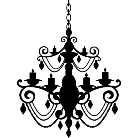 Do It Yourself Wall Decal Sticker Chandelier Bedroom Decoration Removable Home 16×24