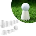 thumbnail image 1 of Dusknt Under $5 Golf Tee Plastic Cleat Tool, an 8 Piece Set of Tpu Indestructible Seats Ranging in Height From 1/4 Inch to 2 Inches Suitable for Home and Training on Outdoor Indoor Winter And, Hot!, 1 of 9