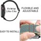 thumbnail image 5 of Correas de reloj compatibles con Apple Watch de 38/40/41 mm, correa elástica de nailon Solo Loop para iWatch Series 7/6/5/4/3/2/1 SE, paquete de 2 elásticos ajustables., 5 of 5