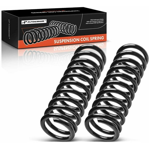 A-Premium 2Pcs Front Coil Spring Set Compatible with Chevrolet Malibu 1965-1967, Buick Skylark, Oldsmobile Cutlass 1966-1967