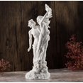 thumbnail image 3 of Veronese Design 14 Inch Apollo and Daphne Greek Sculpture Resin Marble White Finish, 3 of 7