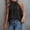 Black, variant on Graphic Tees for Women Elegant European and Women's Summer Neck Bow Leopard Print Sleeveless Vest for Casual Wear Black M