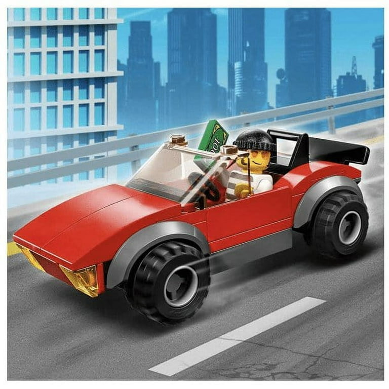 LEGO City Police Bike Car Chase 60392, Motorbike and Sports Car
