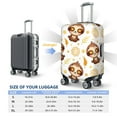 thumbnail image 4 of Yiaed Sloth Yoga Print Travel Luggage Cover Suitcase Protector Fits 18-32 Inch Luggage Wheel Covers Patterned Elastic Luggage Anti-scratch（No luggage）-Large, 4 of 5