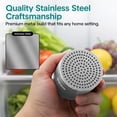 thumbnail image 4 of Fridge Deodorizer & Odor Eliminator, Multi-Use Refrigerator Deodorizer Aluminum Pod for Freezer, Closet, Car, Shoes & Enclosed Spaces, Compact, Reusable & Lasts Up to 10 Years (Gray), 4 of 4
