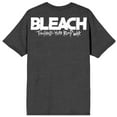 thumbnail image 2 of Bleach 1000 Year Blood War Ichigo On Orange Background Crew Neck Short Sleeve Charcoal Heather Men's T-shirt-XXL, 2 of 4
