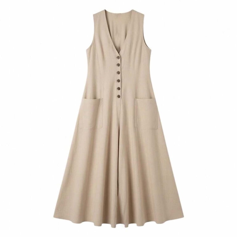 cotton tank top maxi dress Women's Scoopneck Tank Maxi Dress in Compact Cotton - Size XXL