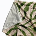 thumbnail image 2 of Simply Daisy Animal Stripe Fleece Throw Blanket, Light Olive, Small Throw, 2 of 4