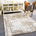 thumbnail image 5 of Surya Aliyah Shag ALH-2312 79 x 108" Rectangle Fabric Rug in Cream/Tan/Gray, 5 of 5