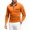 09#Saffron, variant on Men's Quarter Zip Polo Shirts Casual Lightweight Long Sleeve Top Mock Neck Stylish Summer Color Block Golf Slim Fit Shirts White M