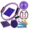 thumbnail image 4 of Yoga Sets for Women Pilates at Home Equipment Pilates Magic Ring Booty Bands for Working Out Glutes Yoga Ball Resistance Band Yoga Bands for Stretching, 4 of 9
