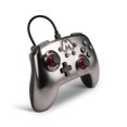 thumbnail image 3 of Manette câblée améliorée PowerA pour Nintendo Switch, Mario Silver, 3 of 8
