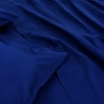 thumbnail image 3 of Triangle Weavers 100% Cotton 600 Thread Count, Blue King Size Bed Sheet - Set of 4, 3 of 7