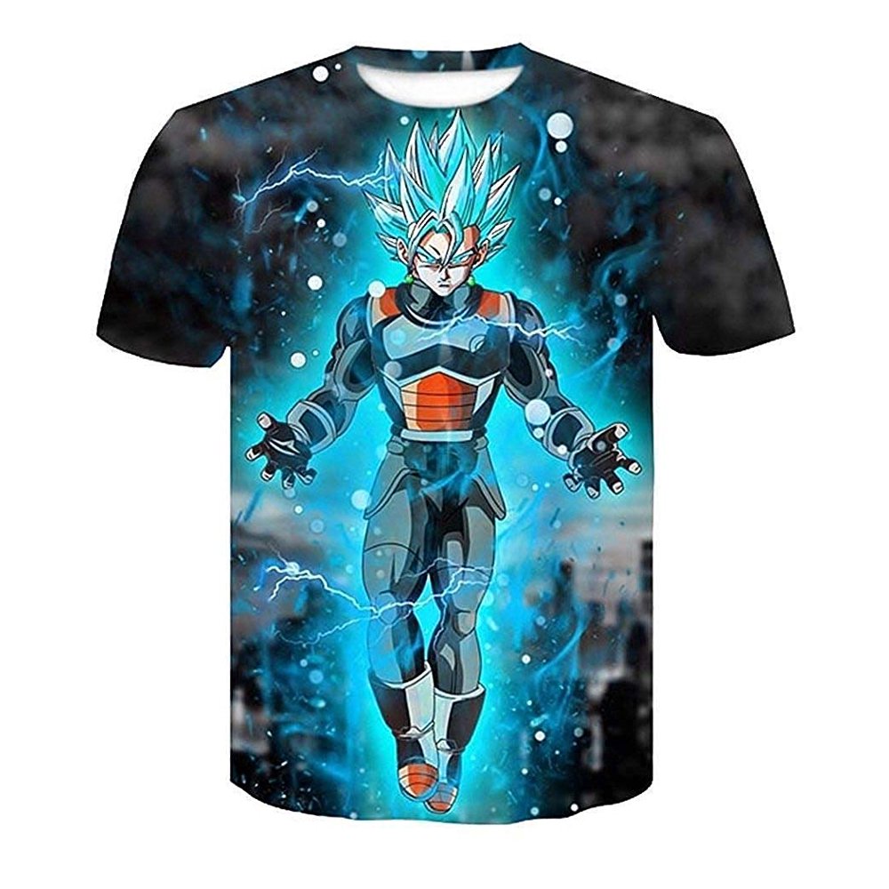 Goku Dragon Ball Z DBZ Compression T-Shirt Super Saiyan - 6 - Walmart ...