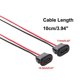 thumbnail image 4 of Zócalo de carga rápida tipo C 3a de 5 piezas, conector USB C hembra de 2 cables con hebilla de ranura a presión, 4 of 4