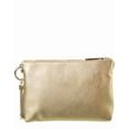 thumbnail image 2 of Jimmy Choo Callie Metallic Leather Pouch, Gold, 2 of 4