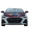 thumbnail image 2 of Yuyamidu 3pcs Owl Car Front Hood Cover Protector Fashion Auto Rearview Protection Cover American Flag Automotive Hood Covers Outdoor Exterior Car Accessories, 2 of 7