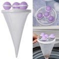 thumbnail image 2 of Landzoo One Washing Machine Float Filter Mesh Bag Hair Filter Hair Remover Cleaning And Decontamination Laundry Laundry Care Healthy Unbreakable Multifunctional Kitchenware, 2 of 9