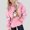 Pink, variant on Piuwrlz Kid Hood Halloween Hoodies Girls Pattern Hat Sweatshirts Long Sleeve Pullover Red Size 11 Years