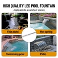 thumbnail image 3 of QinaQin Stainless Steel Outdoor Wall Fountain with LED Strip Light and Remote Control for Pond or Patio, 3 of 7