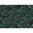 thumbnail image 1 of Ahgly Company Machine Washable Indoor Rectangle Transitional Midnight Gray Area Rugs, 2' x 5', 1 of 7