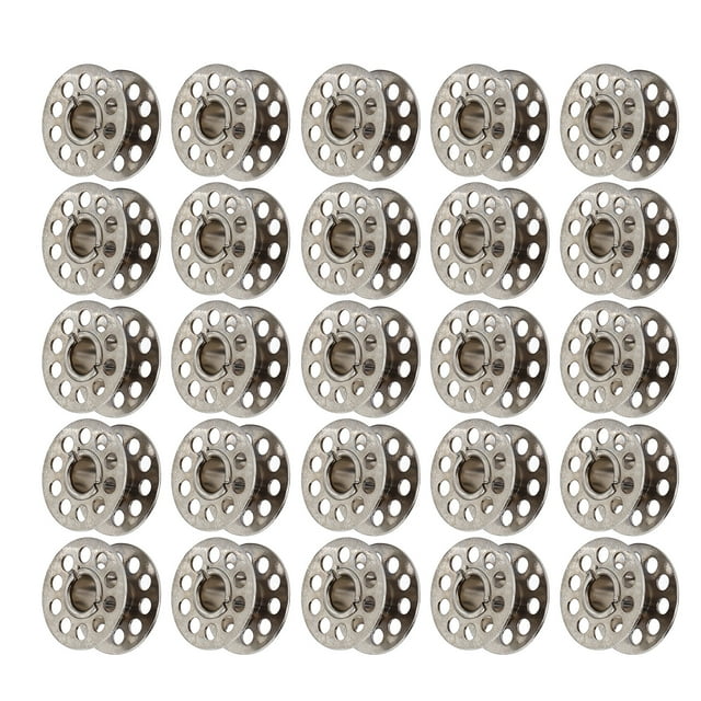 Accesorios para máquinas de coser, 25 bobinas para máquinas de coser, bobinas para máquinas de coser, bobinas para bordar diseñadas para precisión