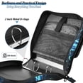 thumbnail image 4 of FORMRS Zipper Binder with Shoulder Strap 2-inch Ring 500 Sheet Capacity File Bag, Blue Tree, 4 of 5