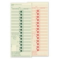 thumbnail image 1 of Tops Bi-Weekly Time Card - Numbered Days, 3-1/2 inch x 9 inch 500ct TOP 1275, 1 of 4