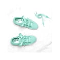 thumbnail image 4 of INSPIRE CHIC Women's 2 Pairs Flat Ribbon Sneaker Canvas Shoelaces Turquoise 110cm/43.3", 4 of 4