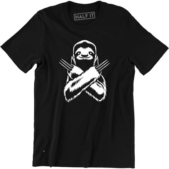 Funny Sarcastic Sloth Animal With Claw Cool Pet Lover Men's T-Shirt