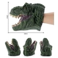 thumbnail image 2 of Maqueta de marioneta de mano con forma de dinosaurio de goma blanda, 14 x 19 cm, 2 of 5