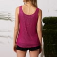 thumbnail image 7 of Tank Tops For Women Summer Fashion Sequin Tops Neck Sequin Sleeveless Tanks Tops Blouses Camisole Tops For Women, 7 of 7
