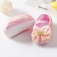 thumbnail image 4 of Bowknot Baptism Christening Shoe and Headband Set for Baby Girl, 4 of 8
