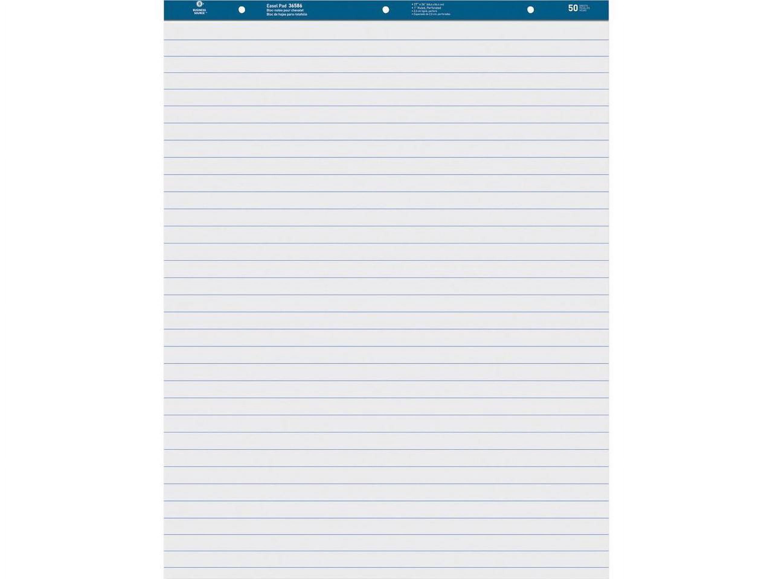 Business Source, BSN38590, Standard Ruled Easel Pad, 2 / Carton