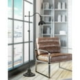 thumbnail image 2 of BO-2588FL-ORB-Cal Lighting-1 Light Floor Lamp with Adjustable Pole-60 Inches Tall and 24.5 Inches Wide, 2 of 3