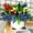 Army Green, variant on Artificial Flower High Simulation Texture No Maintenance Purple Blue Berries Branch Natural Look Fake Berries